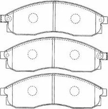 Комплект тормозных колодок AISIN B1N023